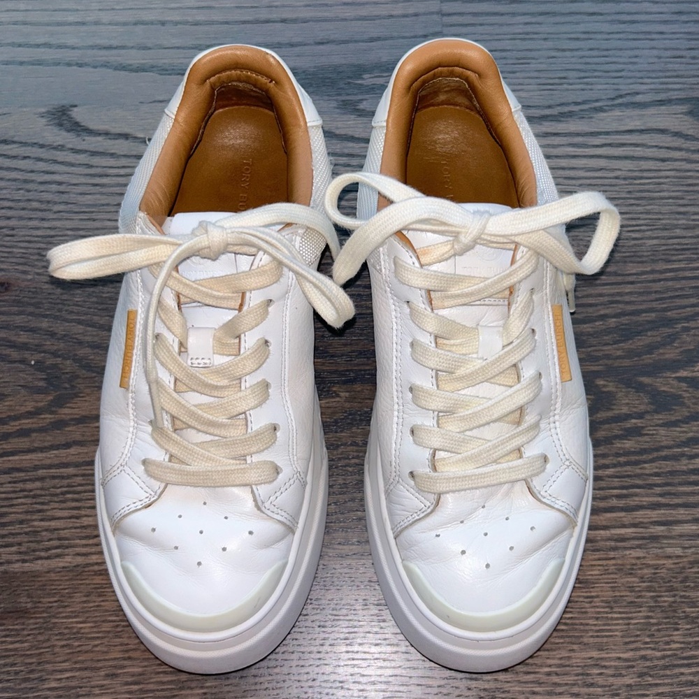 Tory Burch Ladybug Leather Sneakers